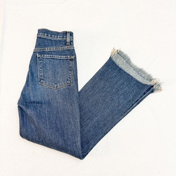 J. Brand Julia Ruffled Hem Denim Jeans Vintage Wash Size 24 - Picture 9 of 9